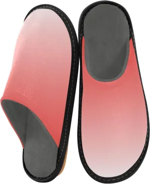 Purple Rose Gradient House Slippers for Women Men Non-Slip Cute Slippers