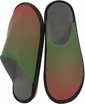 Purple Rose Gradient House Slippers for Women Men Non-Slip Cute Slippers