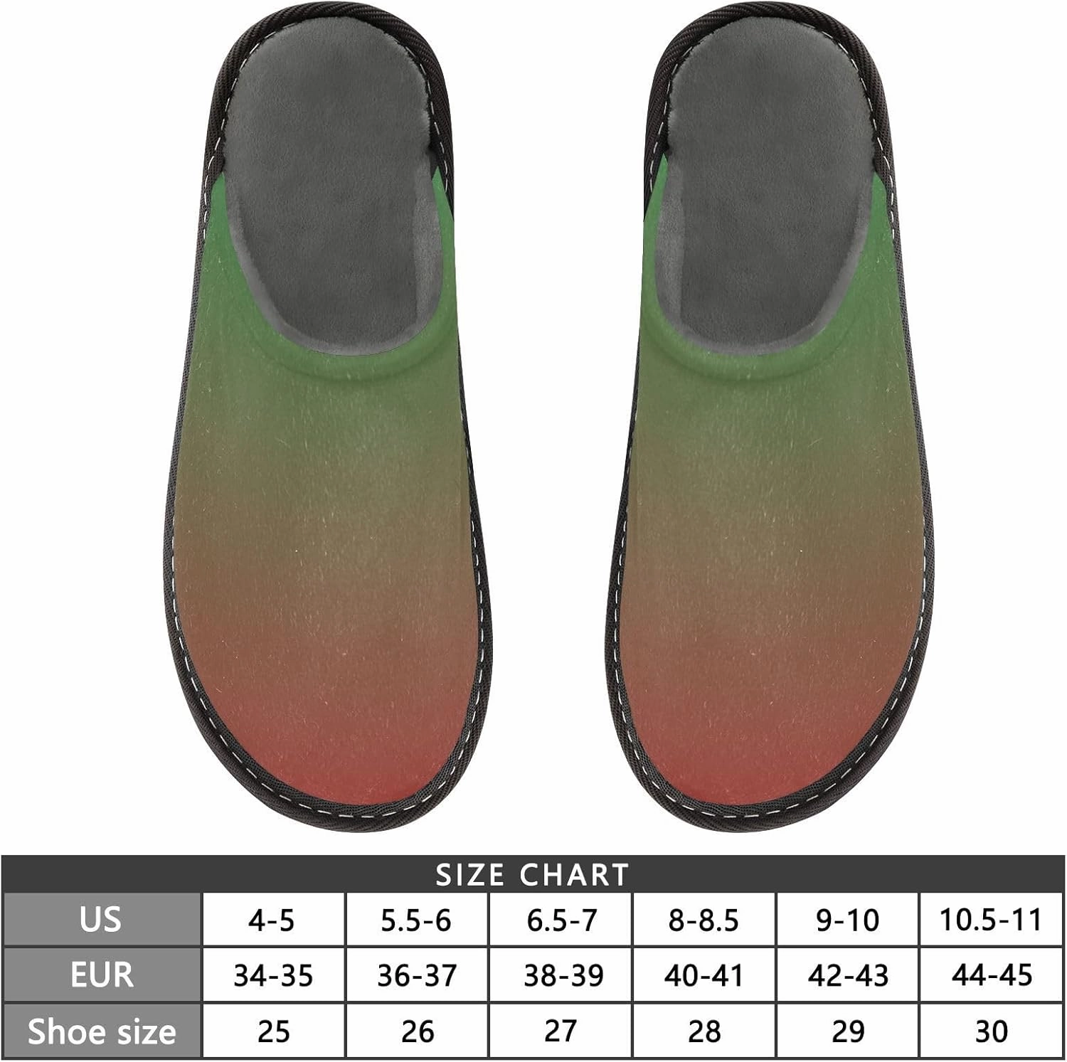 Purple Rose Gradient House Slippers for Women Men Non-Slip Cute Slippers