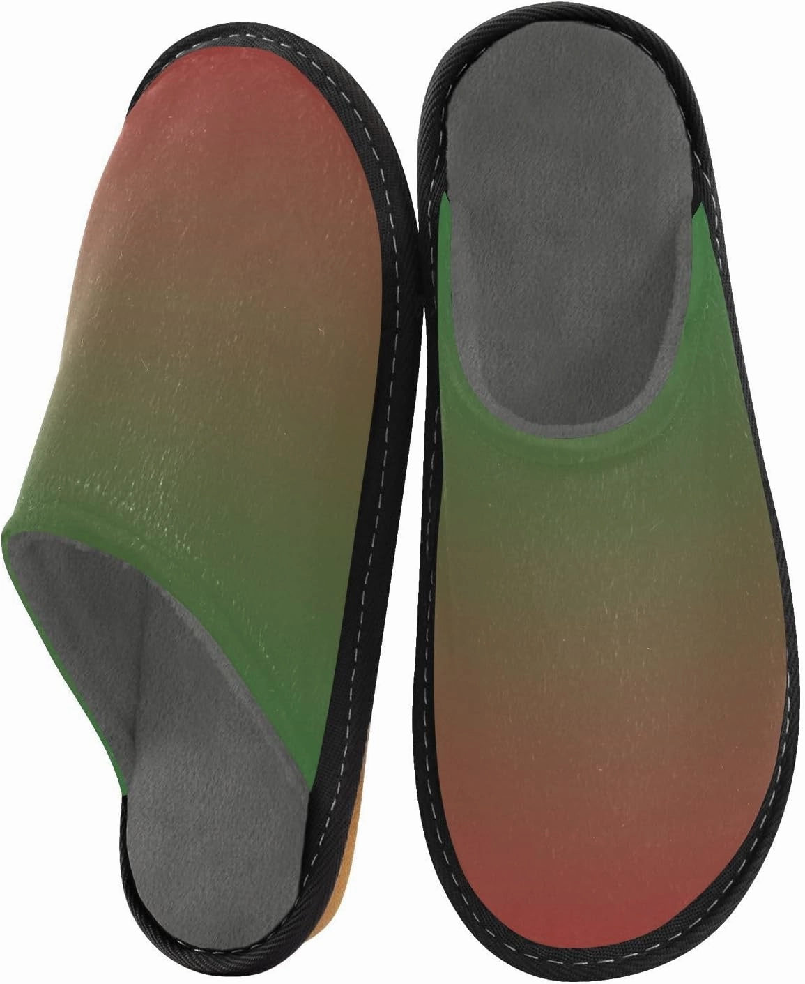 Purple Rose Gradient House Slippers for Women Men Non-Slip Cute Slippers