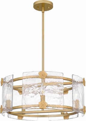 Quoizel Jolie 6-Light Light Gold Pendant Light