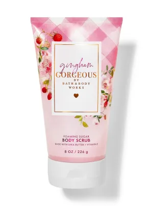 QURA Gingham Gorgeous Foaming Sugar Body Scrub 226 g