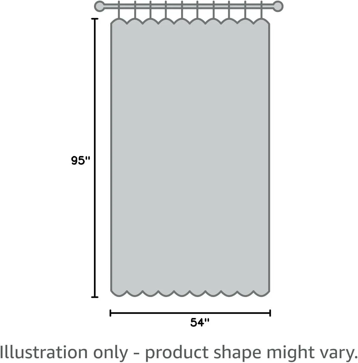 Randall Cream White Linen Semi Sheer Curtain Panels 95 Inches Long with Grommet Top Rustic Farmhouse Window Treatment Drapery for Bedroom Living Room, 54"x95"x2, Cream White/Linen