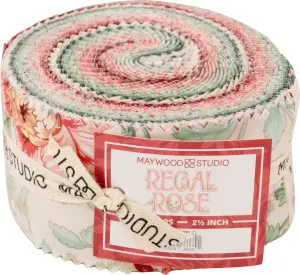 Regal Rose Strips 40 2.5-inch Strips Jelly Roll Maywood Studio