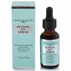 RETINOL Serum 2.5% Professional Anti- Aging Formula With hydrating Hyaluronic Acid and Vitamin E, Minimize Wrinkles