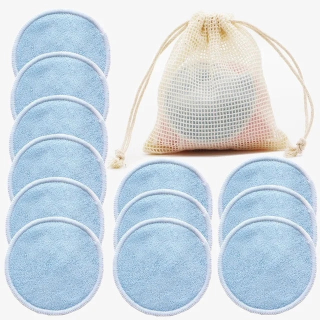 Reusable CottonPads | 12 stuks herbruikbare katoenen onderleggers