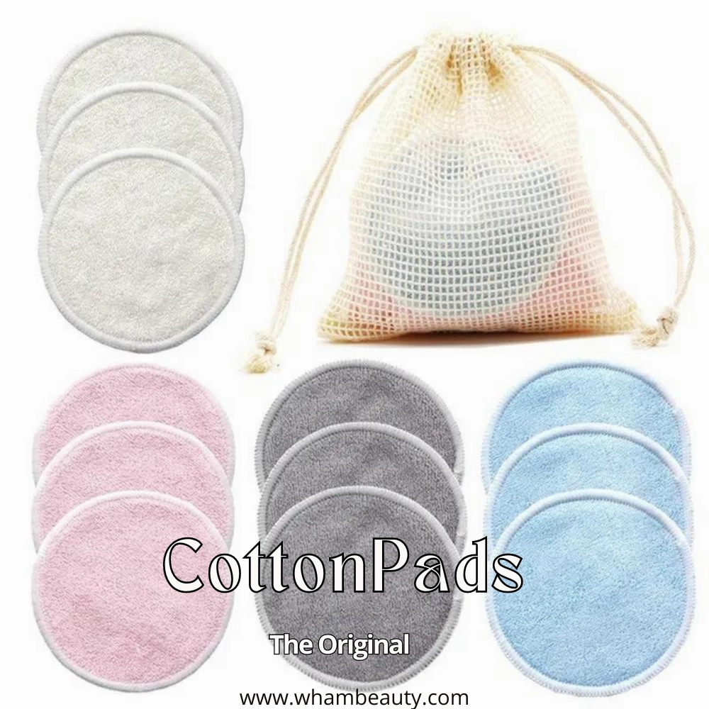 Reusable CottonPads | 12 stuks herbruikbare katoenen onderleggers