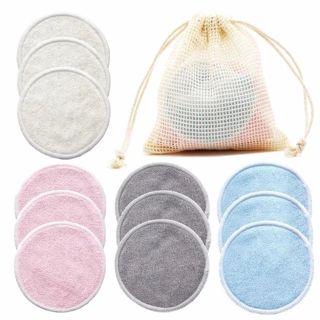 Reusable CottonPads | 12 stuks herbruikbare katoenen onderleggers