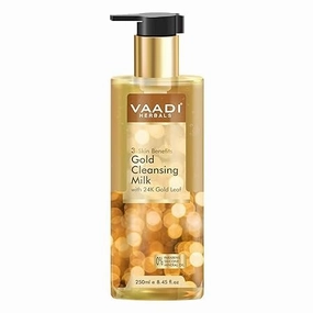RI Milk Cleanser Vitamin E, 24K Gold, Honey, Almond Oil |Mild, Gentle, Moisturizing & Hydrating face wash| Smooth & toned skin -250ml