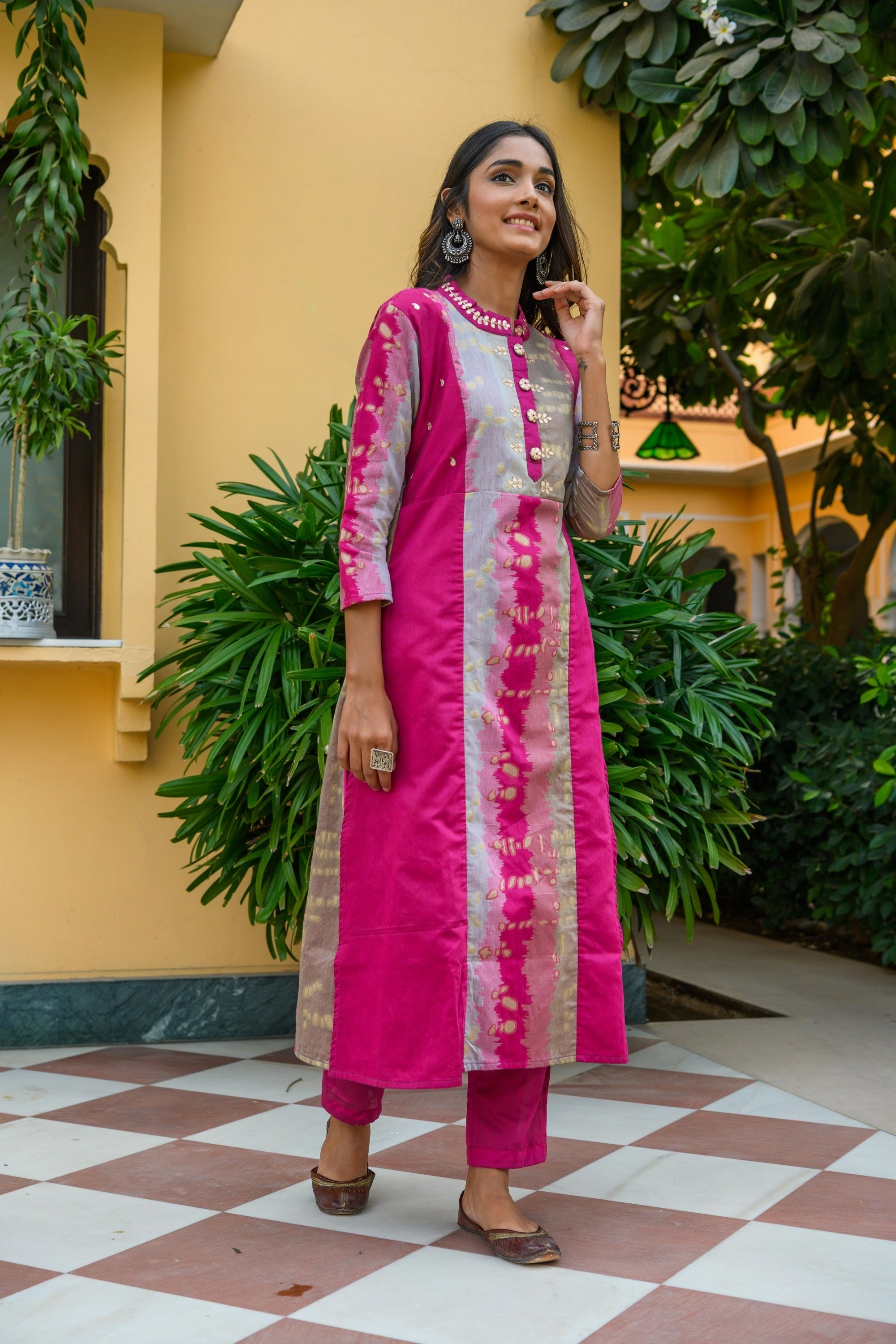 Rich Fuschia Kurta