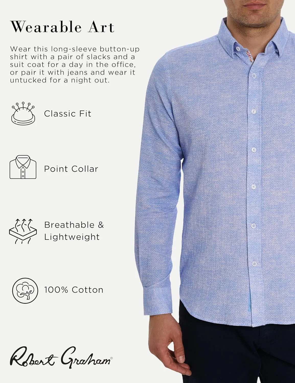 Robert Graham Men's Reid Long-Sleeve Button-Down Shirt