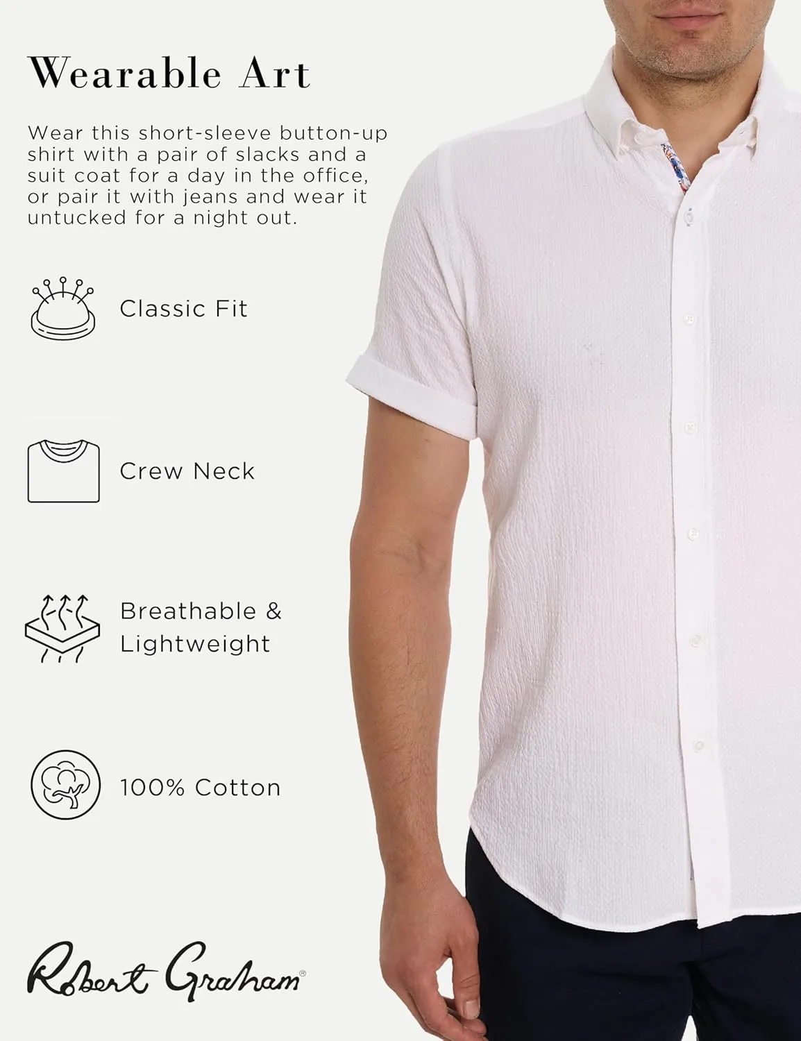 Robert Graham Men's Reid Short-Sleeve Button-Down Shirt