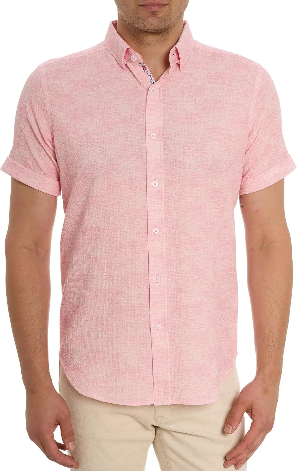 Robert Graham Men's Reid Short-Sleeve Button-Down Shirt
