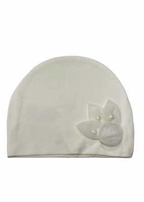 Rosa Organza Baby Hat