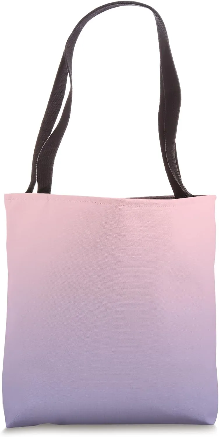 Rose Quartz Pink and Serenity purple OMBRE Tote Bag