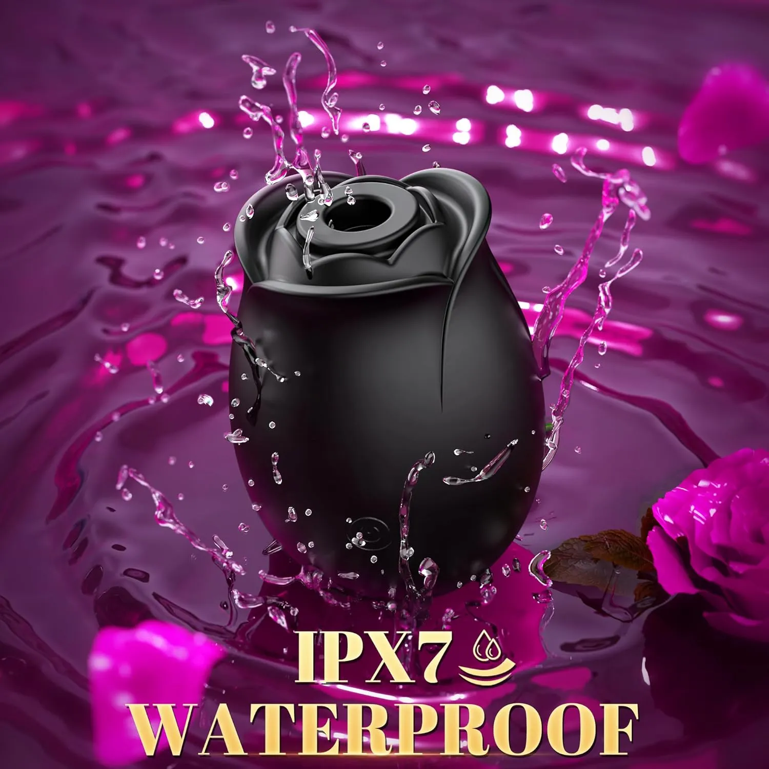 Rose Sex Toy Adult Toys - APP Control Rose Vibrator for Women Sex Toys with 5 Sucking & Vibrating Modes, G Spot Vibrator Adult Sex Toys, Womens Clitoral Nipple Sucker Vibrators for Woman Couples