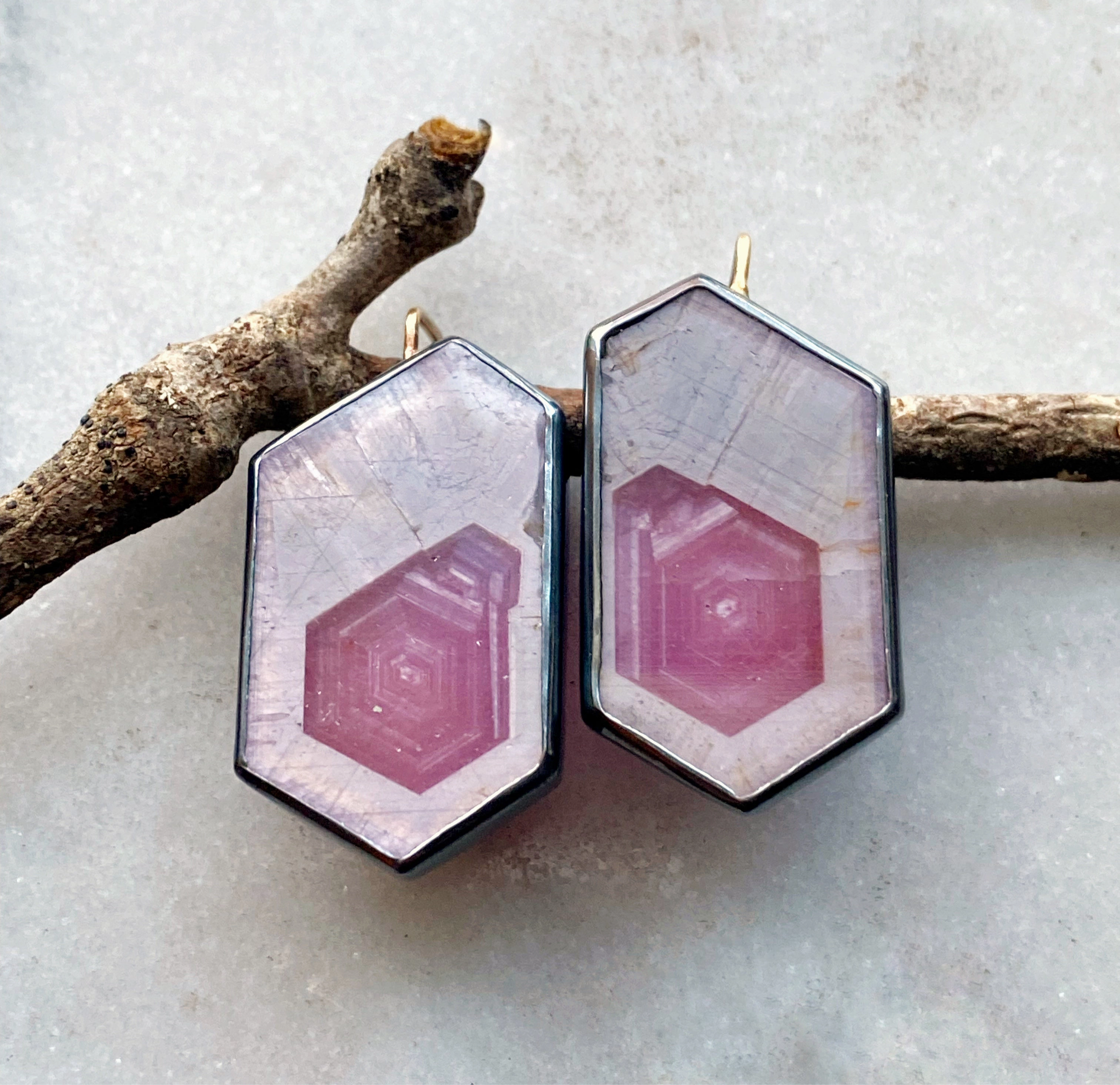 Rosemary Sapphire Earrings