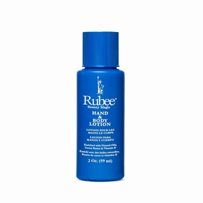RUBEE Hand & Body Lotion 2oz (12 Pieces) for Women & Men to Fade Scars & Marks - Herbal Extracts & Vitamin E Moisturizer