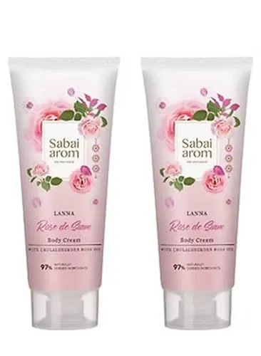 SABAI AROM Rose Body Cream 7.05 oz. (2)