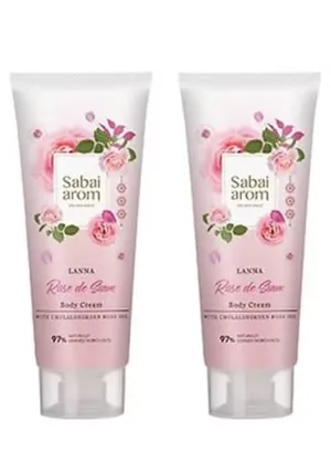 SABAI AROM Rose Body Cream 7.05 oz. (2)