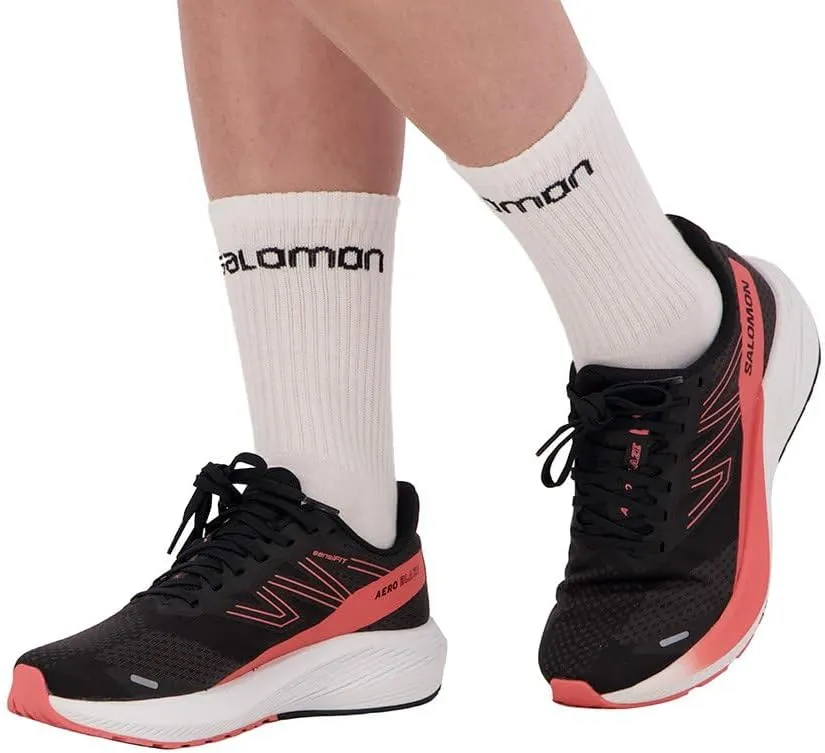 Salomon Women's Running Shoes AERO Blaze W Black/White/Tea Rose