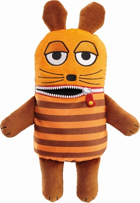 Schmidt Spiele 42555 Worry Eater The Mouse 35 cm Plush Toy, Black