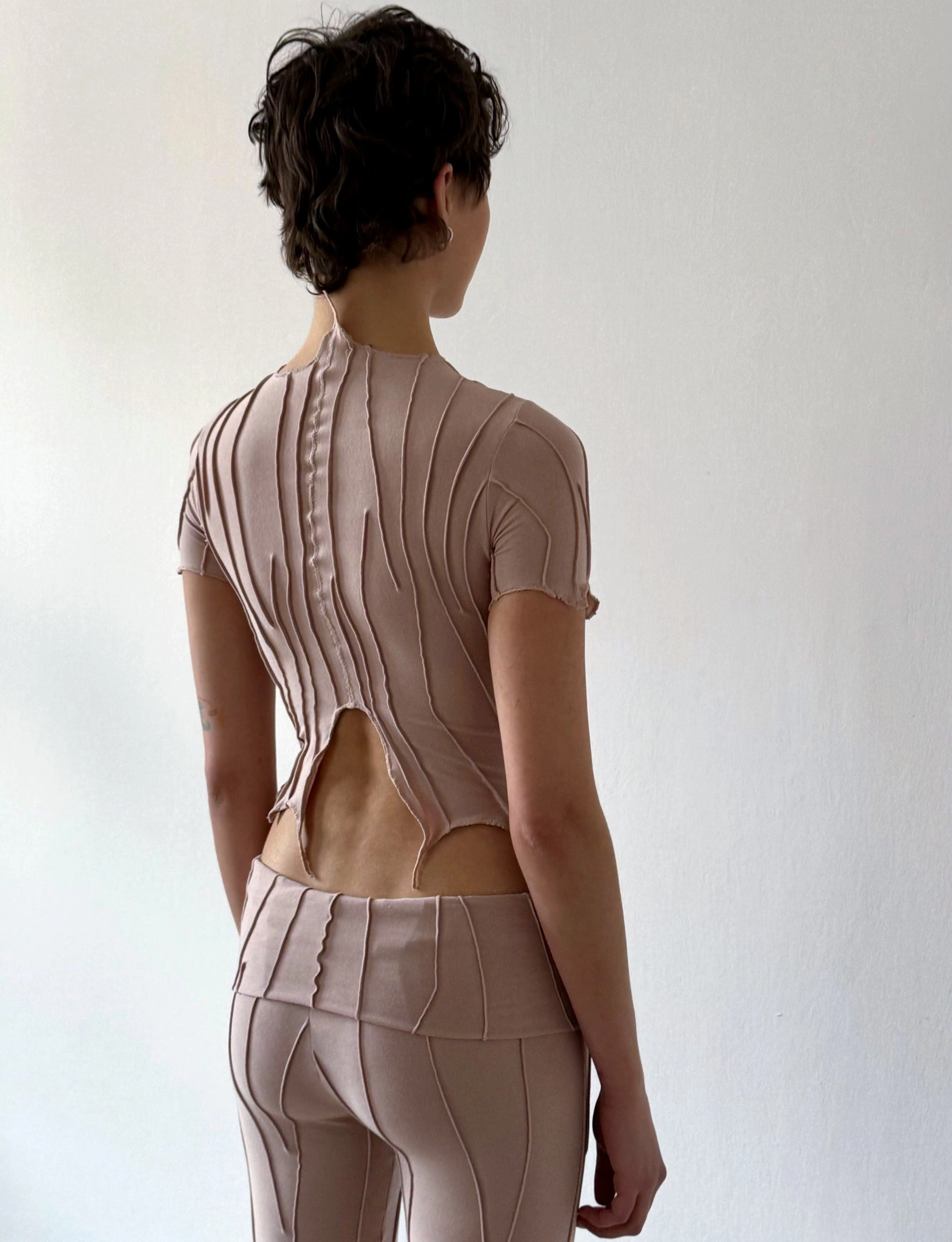 Scraps Tee (Nude)
