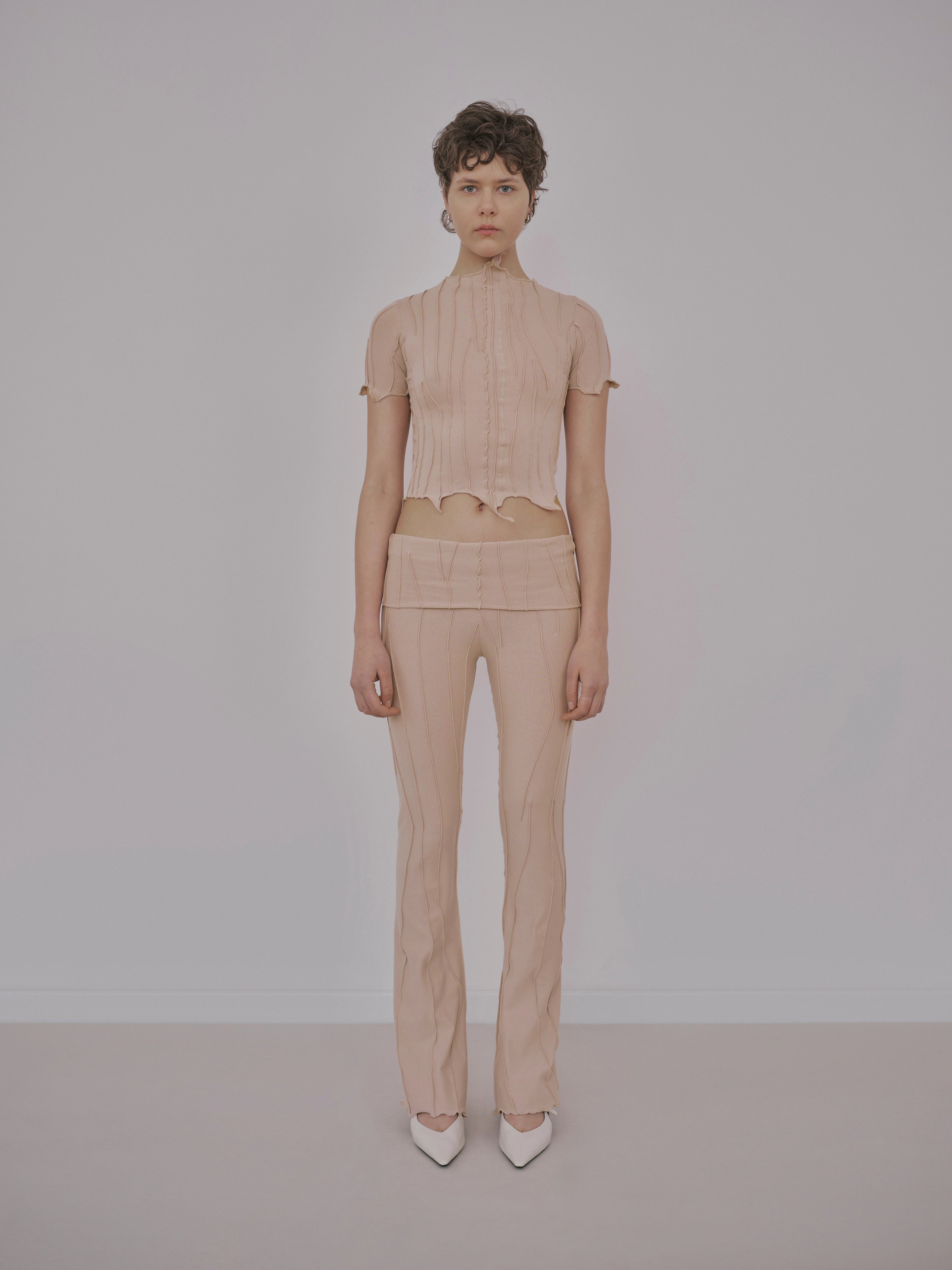 Scraps Tee (Nude)
