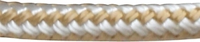 Sea Dog 302110025G/W-1 Double-Braided Nylon Dock Line, 3/8" x 25' / Gold/White
