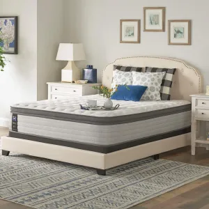 Sealy Posturepedic Spring Summer Rose Euro Pillowtop Soft Feel Mattress, Full