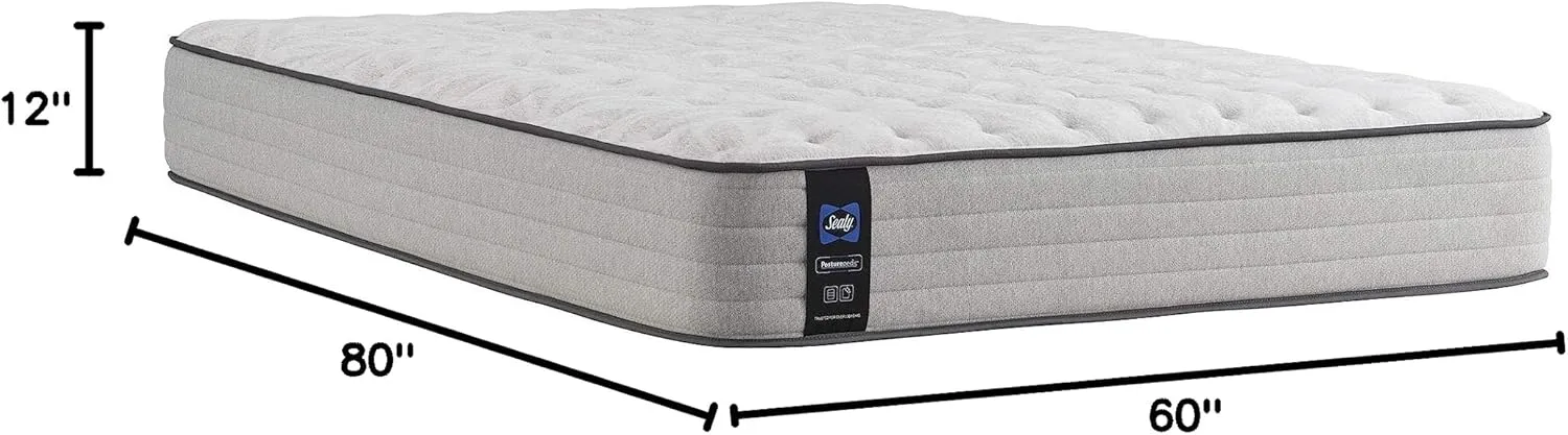 Sealy Posturepedic Spring Summer Rose Medium Feel Mattress and 9-Inch Foundation, Queen