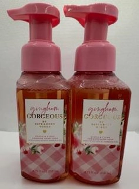 Set of 2 Gingham Gorgeous Gentle & Clean Foaming Hand Soap 8.75 Ounce
