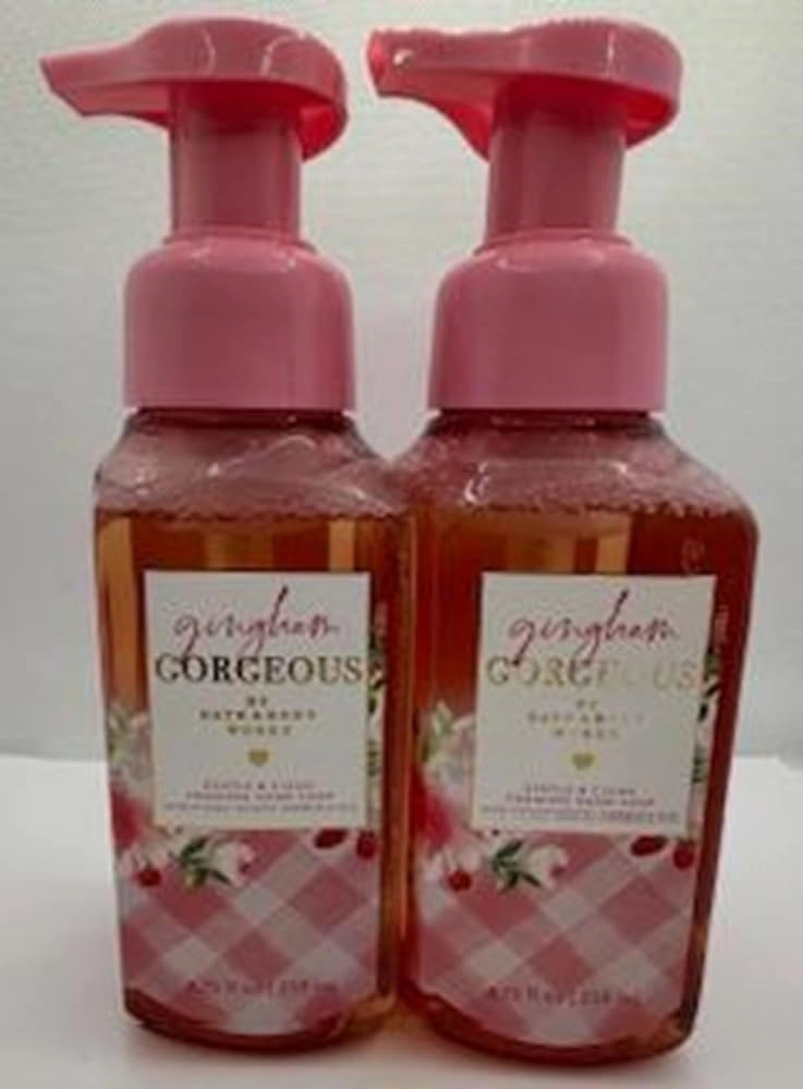 Set of 2 Gingham Gorgeous Gentle & Clean Foaming Hand Soap 8.75 Ounce