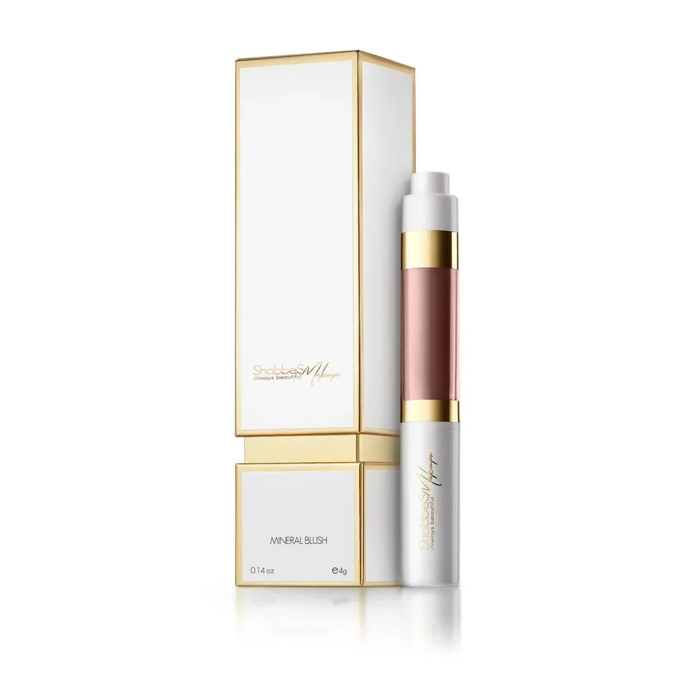 Shabbes Makeup Mineral Powder Makeup for Shabbos MINERAL BLUSH MATTE Kosher for Shabbos Premium Quality Eco Chem Free Gluten Free Cruelty Free Perfume Free 100% Natural (MATTE M270 RED WOOD, 4 GM)