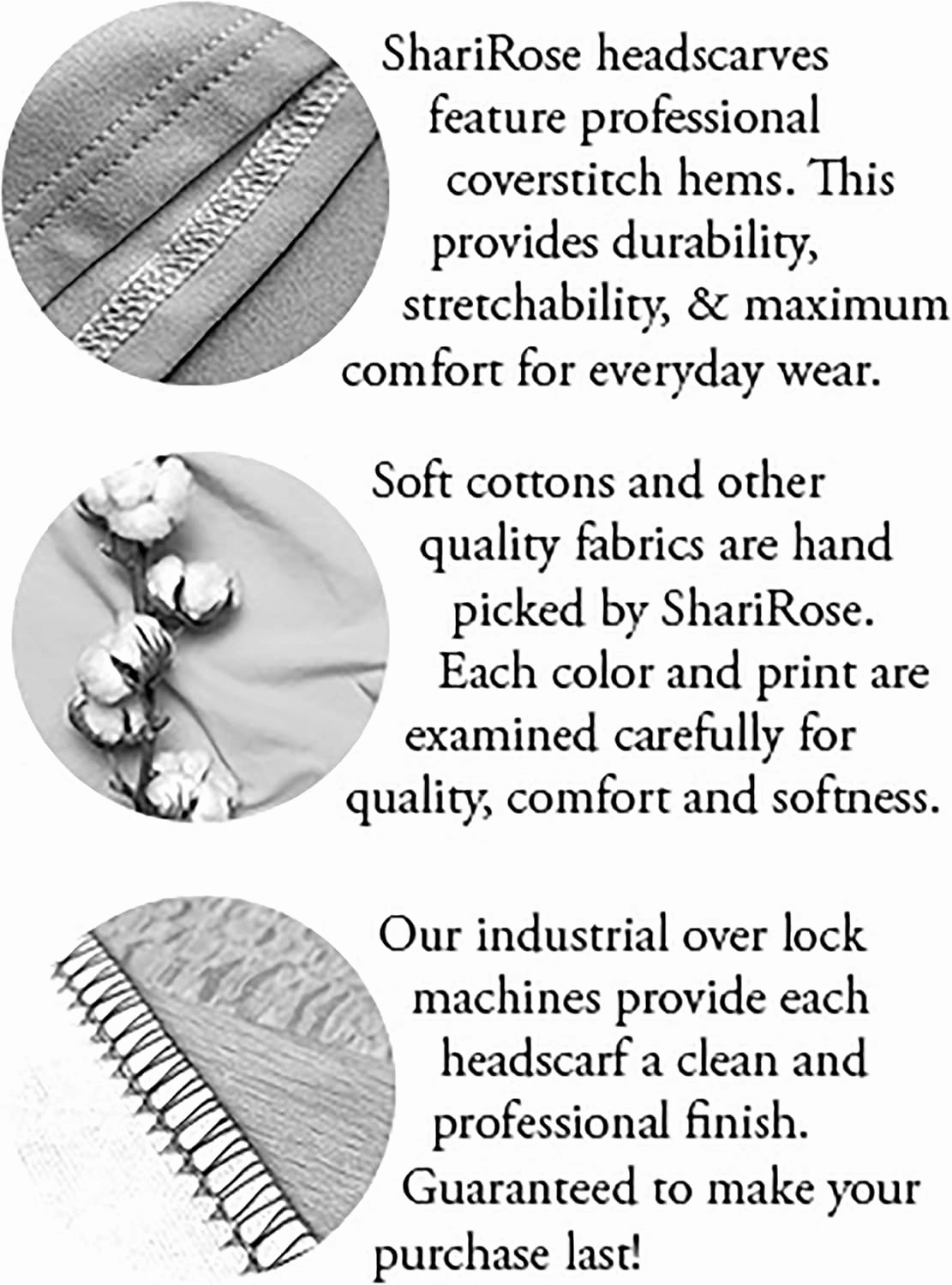 ShariRose Cashmere Headscarf Headwear for Women Tichel Super Soft Headcovering Head cover Head wear Pre tied Bandana Handmade