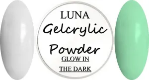 SHEBA NAILS Gelcrylic Acrylic Powder - 1OZ. - Luna White (Glow in the Dark)