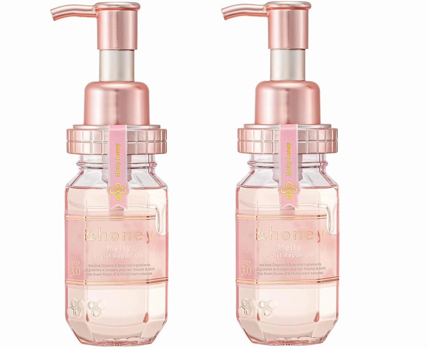 SHIMANY honey Melty Moist Repair Hair Oil 100ml (3.4oz). Pack of 2