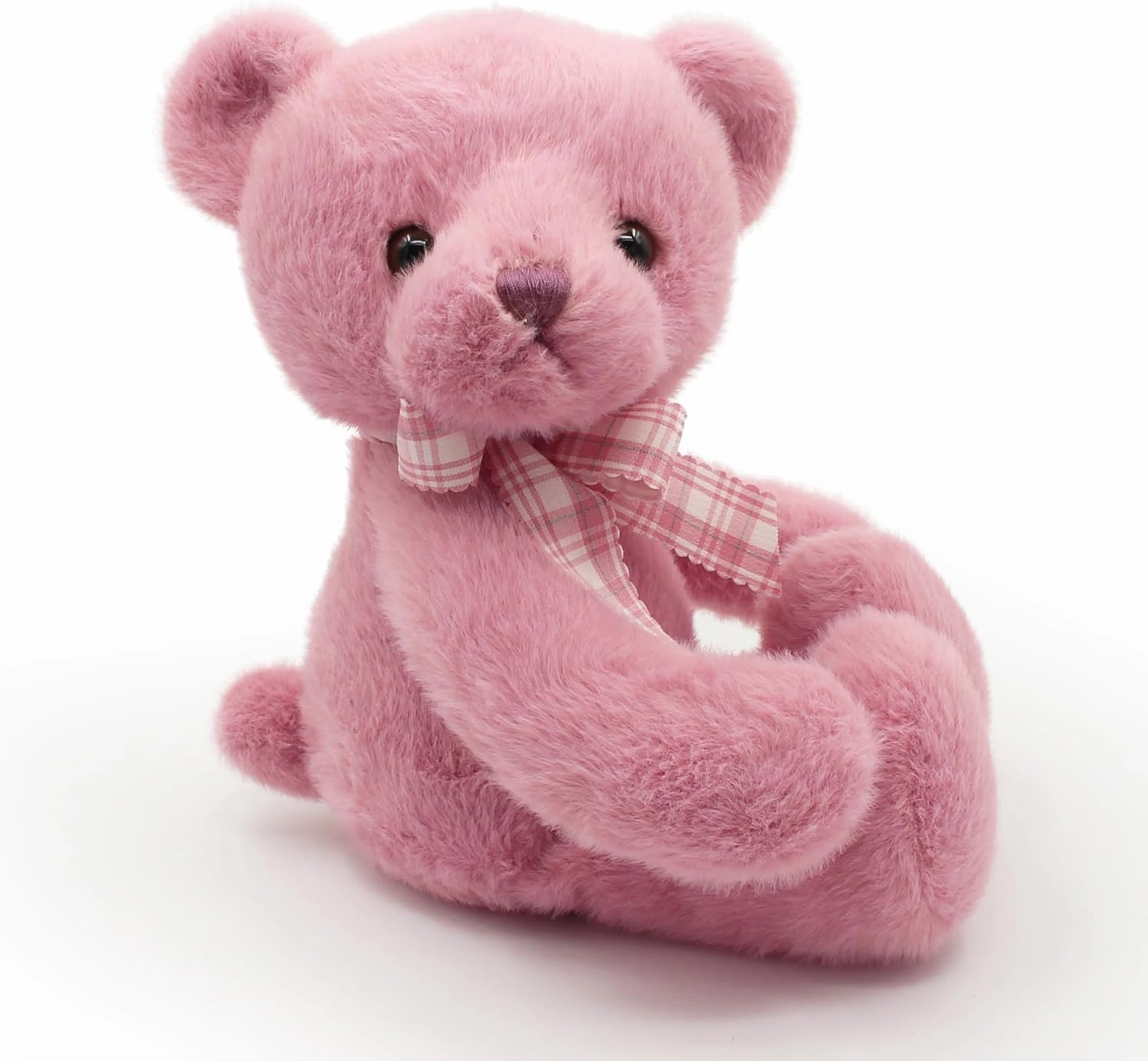 Small Magnet Teddy Bear Stuffed Animal Cute Plush Toy for Girl 12" (Rose)
