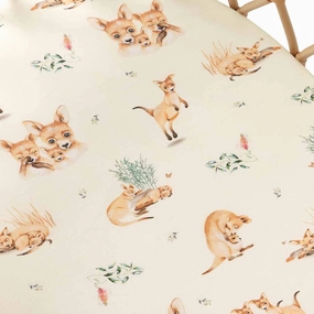 Snuggle Hunny Kanga Organic Bassinet Sheet / Change Pad Cover