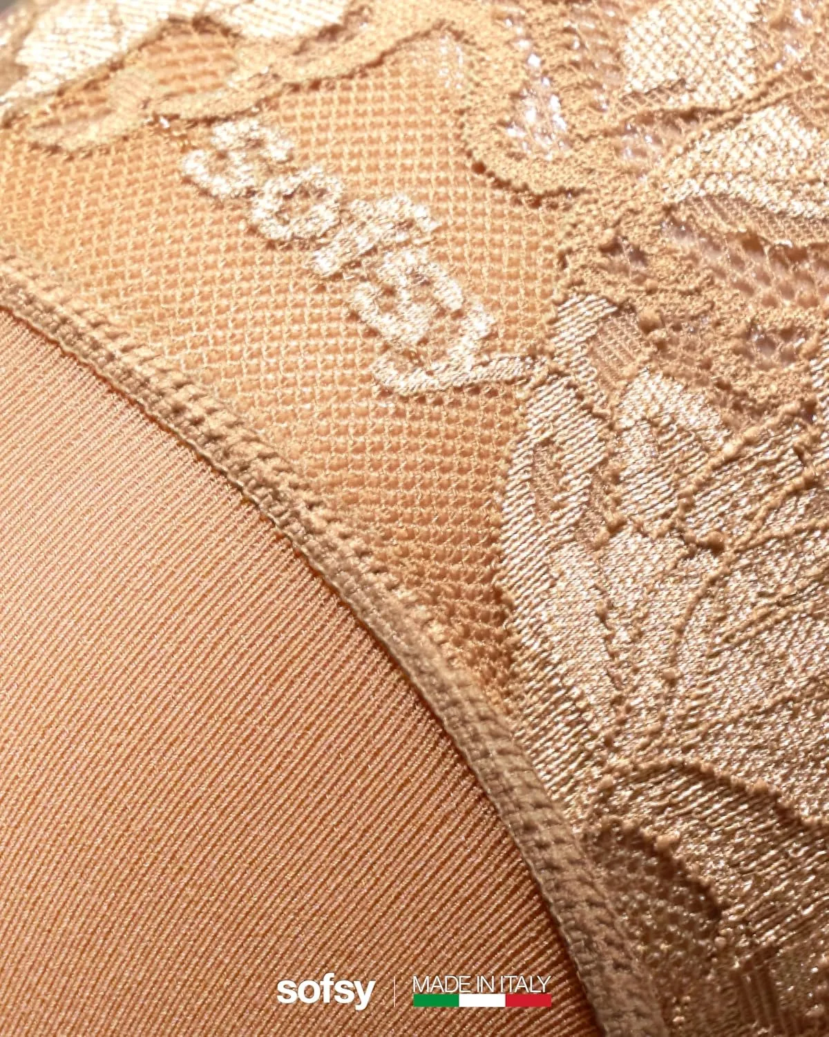 sofsy 100% Oeko-Tex Certified [Made in Italy] Womens Opaque Thigh High Stockings | Ultra Soft Dual Silicone Lace Top Hold Ups