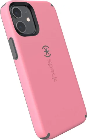Speck Products CandyShell Pro iPhone 12 Mini Case,Plastic,Antimicrobial,Vintage Rose/Moody Grey (137593-9234)