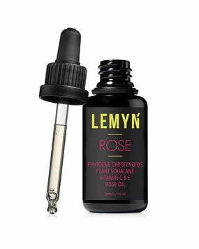 Squalane   Vitamin C Rose Oil | Enhanced with Carotenoids and Vitamin E | Freshly Made Face Oil | Hydrate & Firm | Small-Batch Artisan Skincare 30ml