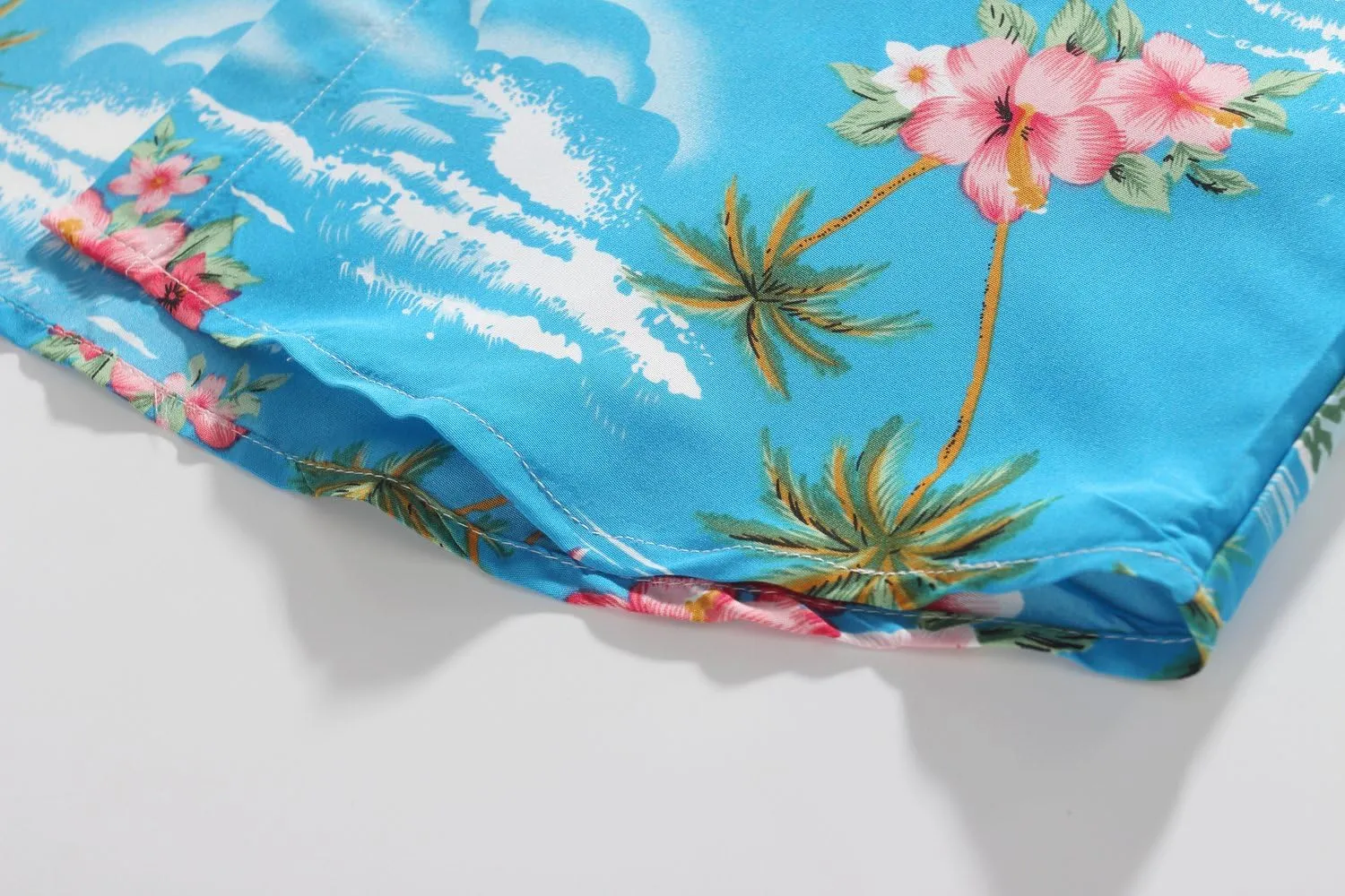 SSLR Hawaiian Shirts for Women Flamingo Shirt Tropical Shirts for Women Summer Casual Short Sleeve