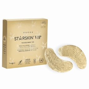 STARSKIN VIP Gold Mask Eye 5 Pack, Gold Undereye Mask Patches, Eye Masks for Puffy Eyes and Wrinkles, Revitalizing and Hydrating Eye Patches, For Dark Circles Under Eye Treatment, K Beauty Skincare