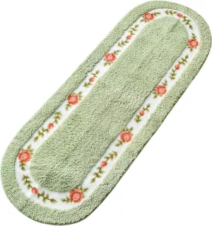 Stay Young Nice Rose Flower Area Rugs for Living Room Bedroom Super Soft Bathroom Rugs Non Slip Absorbent Bath Mat Floral Aesthetic Coquette Room Decor 17.71 x 49.21 Inch