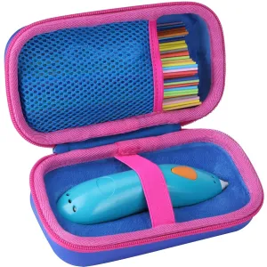 Storage Case Compatible with 3Doodler Start  Essentials 3D Pen (Blue   Rose)