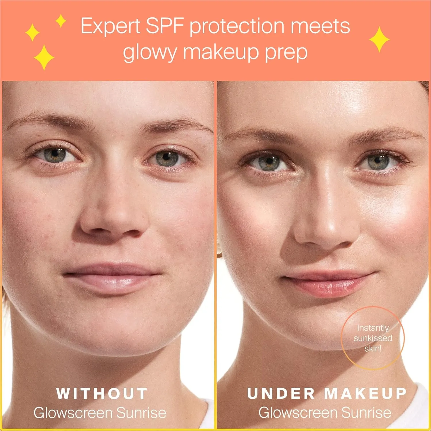 Supergoop! Glowscreen SPF 40, Sunrise (Champagne Glow) - 1.7 fl oz - Glowy Primer   Broad Spectrum Tinted Sunscreen - Helps Filter Blue Light - Hydration - Hyaluronic Acid & Vitamin B5