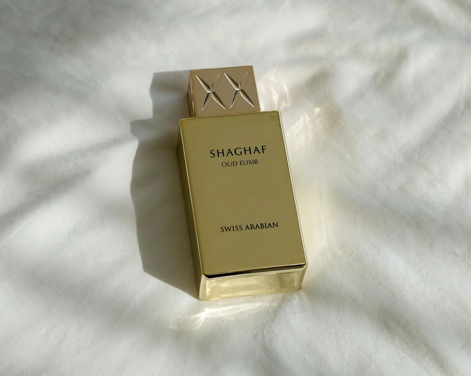 Swiss Arabian Shaghaf Oud Elixir Oud, Gourmand, Amber Fragrance - Notes of Saffron - Perfume for Women and Men - 2.5 oz EDP Spray