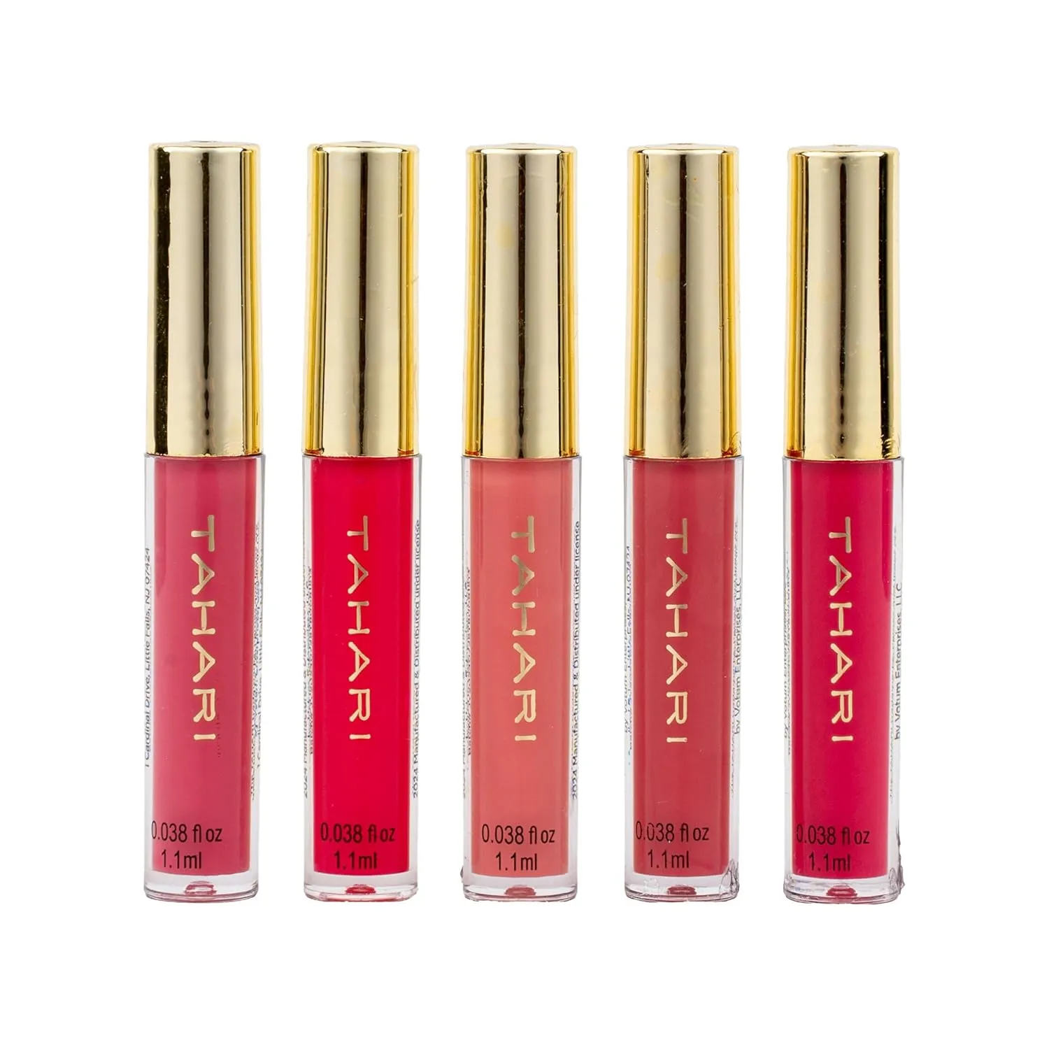 Tahari 15pc Lip Gloss Set – Lip Glosses for Women and Girls, Long-Lasting Color Lip Gloss Collection with Rich Varied Shades (Glitz)