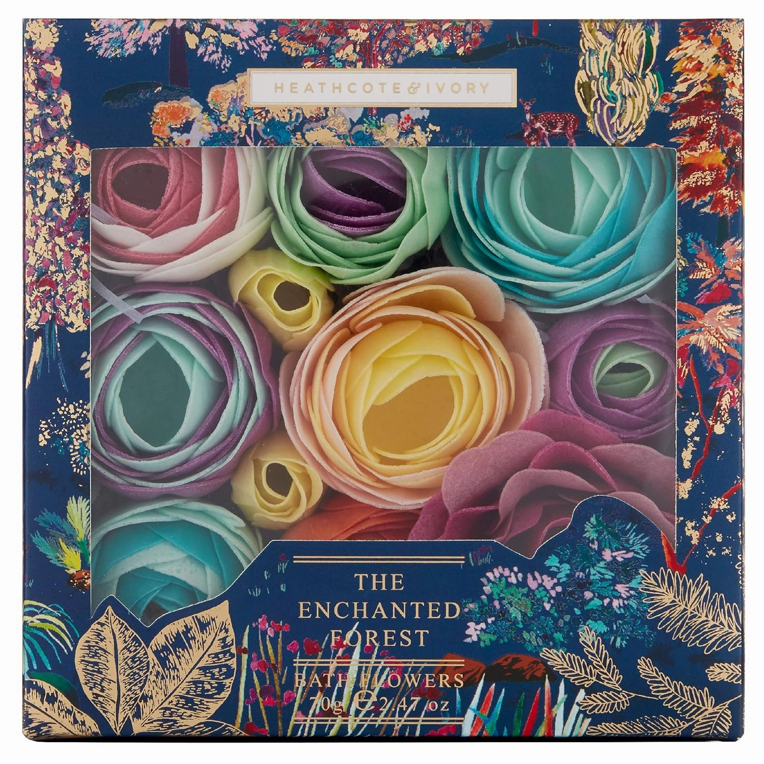 The Enchanted Forest Bathing Flowers in Gift Box, 180 g